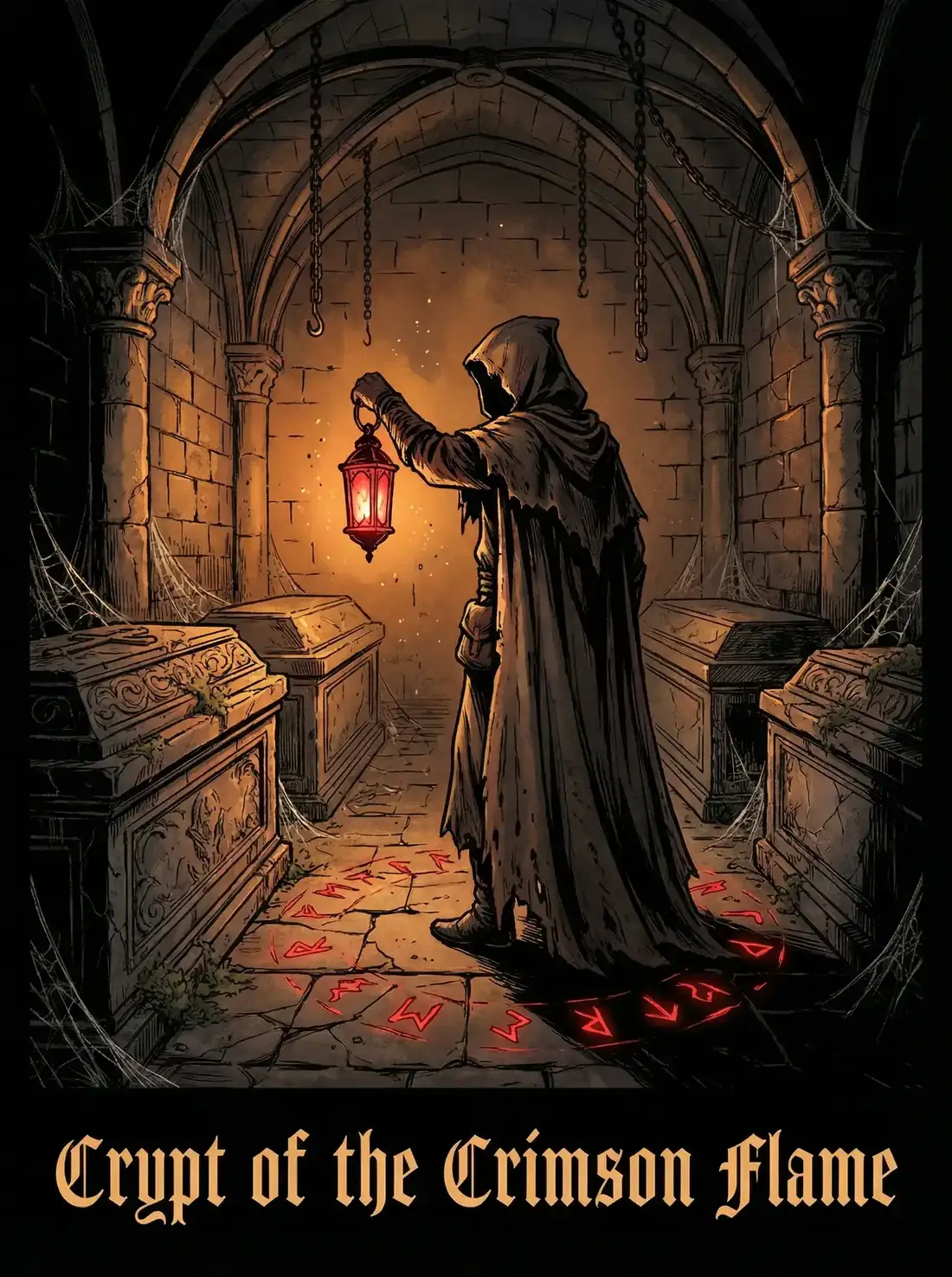 同人动漫 绯红地窖 暗黑哥特动漫封面