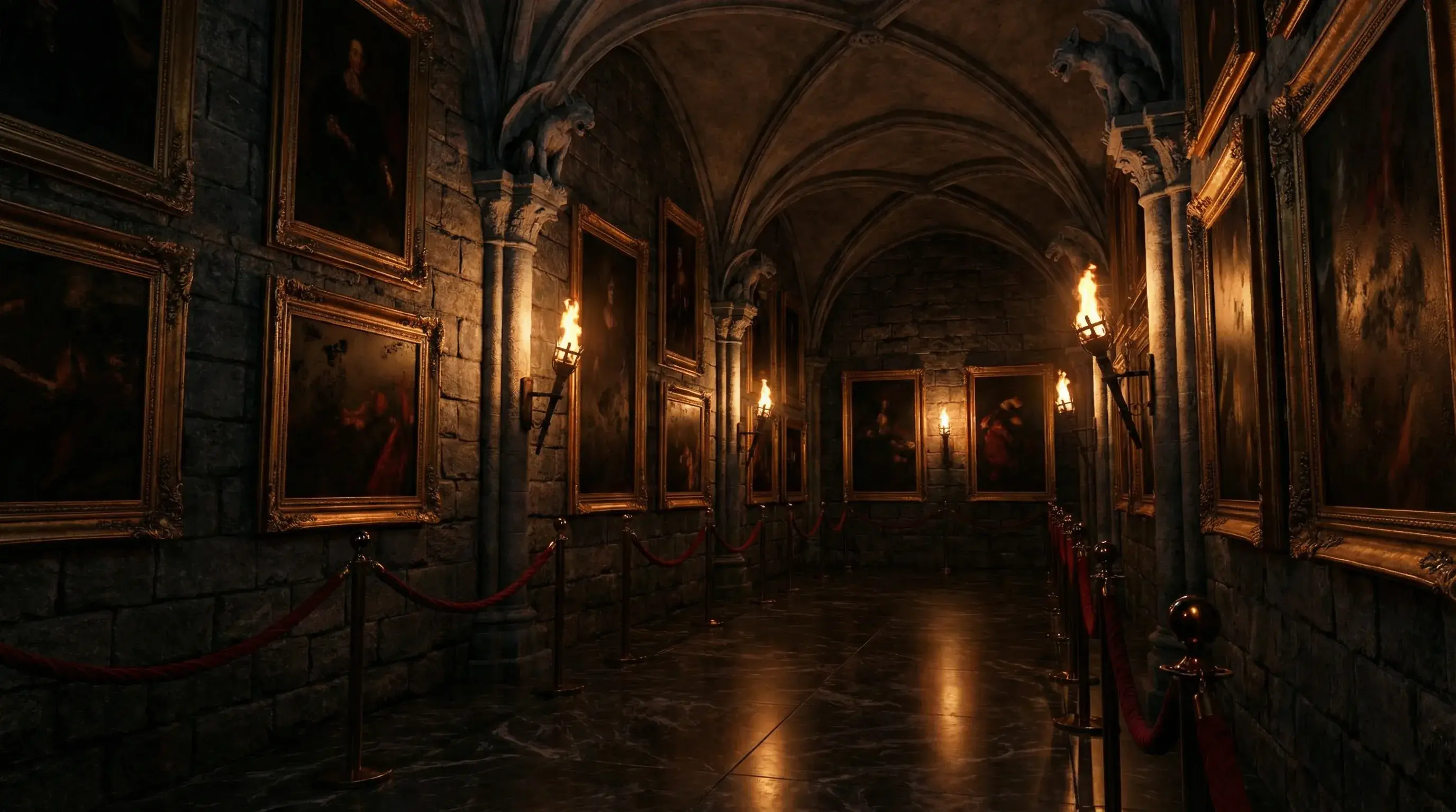 同人动漫 炼狱回廊背景